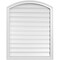 Ekena Millwork Arch Top Surface Mount PVC Gable Vent: Non-Functional, w/2"W x 1-1/2"P Brickmould Frame, 30"W x 36"H GVPAR30X3602SN - alternate 1